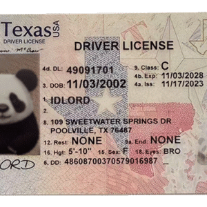 Texas scannable card (upgrade version)