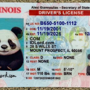 Illinois scannable card