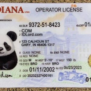 Indiana scannable card