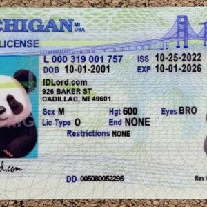 Michigan scannable card