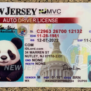 New jersey scannable card