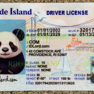 Rhode Island scannable card