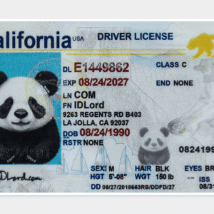 California scannable card