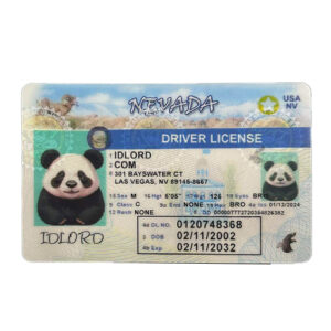 Nevada scannable card