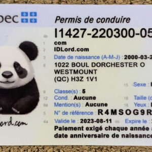 Québec scannable card